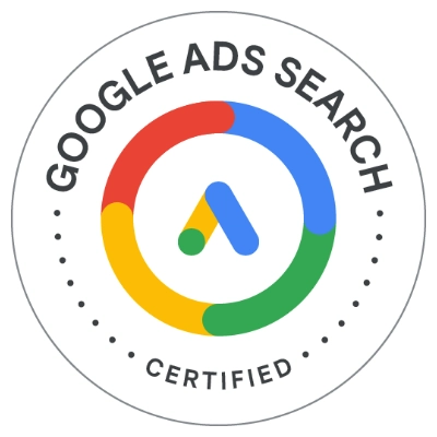 Google Ads Search Certified Zertifikat von Radu Malain