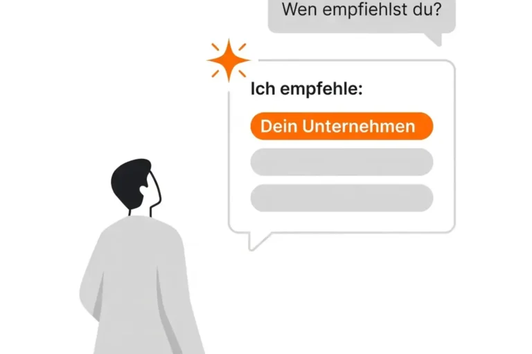 Antwort eines KI-Assistenten mit genannten Quellen