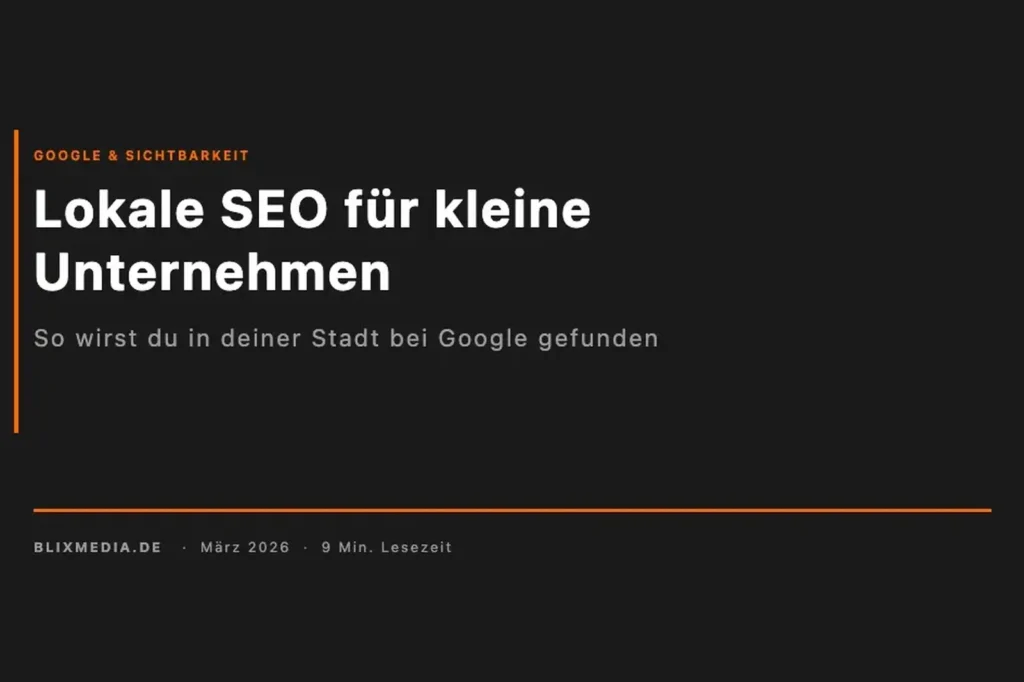 Lokale Suchergebnisse für ein kleines Unternehmen